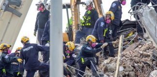 Rescatistas hallaron siete cuerpos más entre los escombros del edificio derrumbado en Miami, la cifra asciende a 86