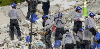 Derrumbe en Miami: tras demoler el resto del condominio, hallan otros tres cadáveres entre los escombros
