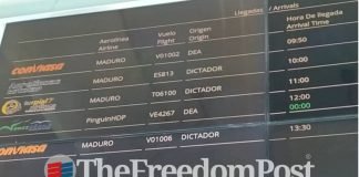 «Maduro Dictador» fue el mensaje que dejaron hackers al régimen en las pantallas de varios aeropuertos nacionales