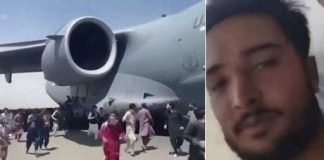 ¡Impactante! hombre se grabó a sí mismo aferrado a un avión que despegó del aeropuerto de Kabul (+ Vídeo)