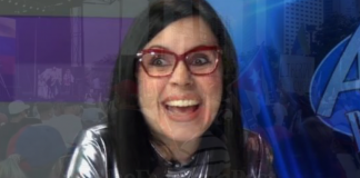 Carla Angola es abucheada en su intervención en la protesta en Miami