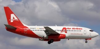 Aerolínea venezolana Avior suspendió sus vuelos a México Avior