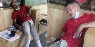 Ladrón se quedó dormido tras robar en un edificio