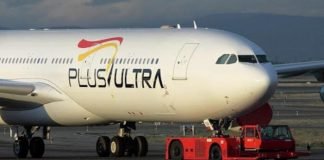 Plus Ultra interrumpió sus vuelos a Venezuela