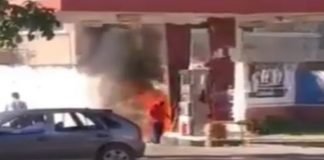 Reportaron incendio en una estación de servicio de Maturín