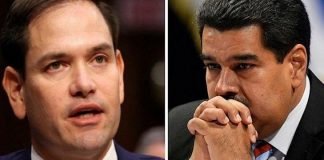 Marco Rubio a Maduro: «Sigue siendo una banda criminal» Marco Rubio y Maduro