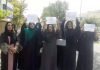 Primera protesta feminista en Kabul tras la llegada de los talibanes Protesta femenina por los talibanes