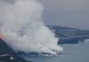 La lava del volcán de La Palma en España llegó al mar y genera gases tóxicos