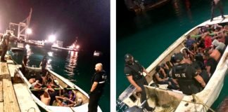 Detenidos 24 venezolanos que viajaban en peñero VENEZLANOS migrantes