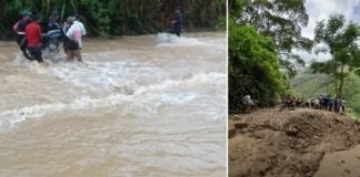 Familia venezolana fue arrastrada por crecida de quebrada en Colombia