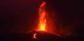 La lava ocupó 166 hectáreas en La Palma