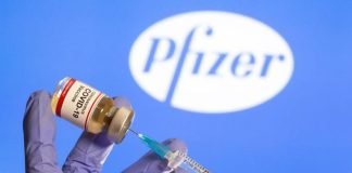 Pfizer dijo que la tercera dosis de su vacuna ofrece una protección del 95,6%