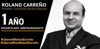 Periodista Roland Carreño cumple un año detenido