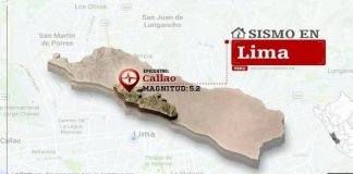 Un temblor de magnitud 5,2 sacude Lima y la costa central de Perú