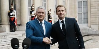 Macron insta a Duque a la defensa de la democracia en Venezuela