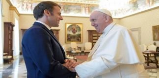 El tema «Venezuela» estuvo presente en reunión entre el Papa y Macron