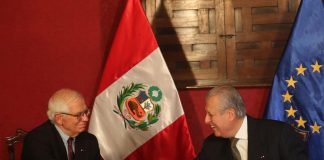 UE y Perú coinciden en apoyar el diálogo para una solución en Venezuela