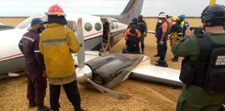 Piloto de avioneta hace con éxito un aterrizaje forzoso en Anzoátegui