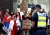 Seguidores de Djokovic manifestaron contra la detención del tenista en Melbourne