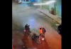 VIDEO | Investigan a dos presuntos PNB por robar a un motorizado