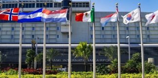 El aeropuerto de Miami retira todas las banderas de Rusia