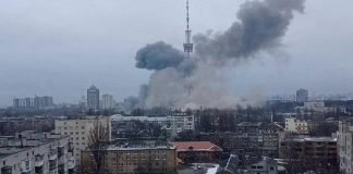 Rusia destruye la torre de televisión de Kiev para interrumpir transmisión