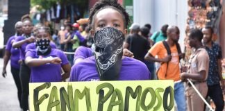 Las mujeres haitianas salen a las calles para exigir sus derechos