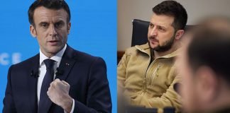 Macron asegura ante Zelenski que reforzará la ayuda militar a Ucrania