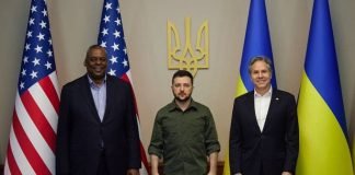 Presidente Zelenski pide más armas a EE UU ante la visita del Secretario Blinken a Kiev