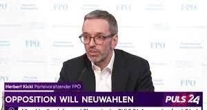 Austria News! FPÖ – Schnedlitz: With Köstinger, the others should resign at the same time – new elections now!