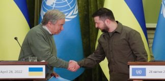 Zelenski agradece a Guterres sus esfuerzos por evacuar Azovstal