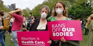 Miles de mujeres de EEUU salieron a las calles para defender el aborto