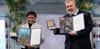 Nóbel del ruso Dmitry Muratov subasta medalla a favor de Ucrania