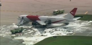 Al menos 3 heridos durante el incendio de un avión en el aeropuerto de Miami