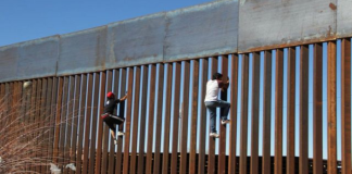 Migrante muere tras caer del muro entre México y EEUU
