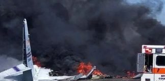 Accidente de avión militar dejó al menos 4 muertos