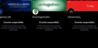 Twitter suspende las cuentas de los medios del chavismo