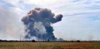 Explota un depósito de municiones en Crimea