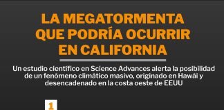 Cómo será la megatormenta que amenaza a California, según la ciencia