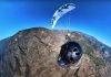 Hombre sobrevivió a caída extrema en paracaídas