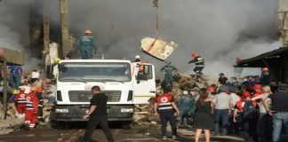 Seis muertos tras explosión en centro comercial de Ereván