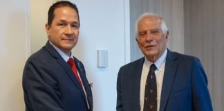 Faría y Borrell evaluaron sanciones sobre Venezuela