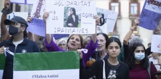 Protestas en España por la muerte de Mahsa Amini en Irán