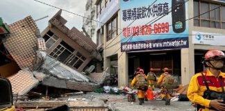 Terremoto de magnitud 6,8 sacudió el sureste de Taiwán