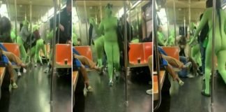 Mujeres vestidas de extraterrestre siembran el pánico en Metro de Nueva York: suben a los vagones y golpean y roban a pasajeros