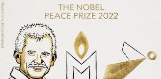 Nobel de la Paz para defensores de DD.HH. de Bielorrusia, Ucrania y Rusia