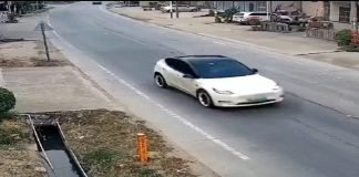 Tesla pierde el control y causa aparatoso accidente mortal