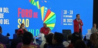Instalan Grupo de Trabajo Ampliado del Foro de São Paulo en Caracas