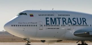 Régimen reitera su reclamo por avión retenido en Argentina