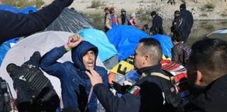 Migrantes y autoridades se enfrentaron en el norte de México por desalojo